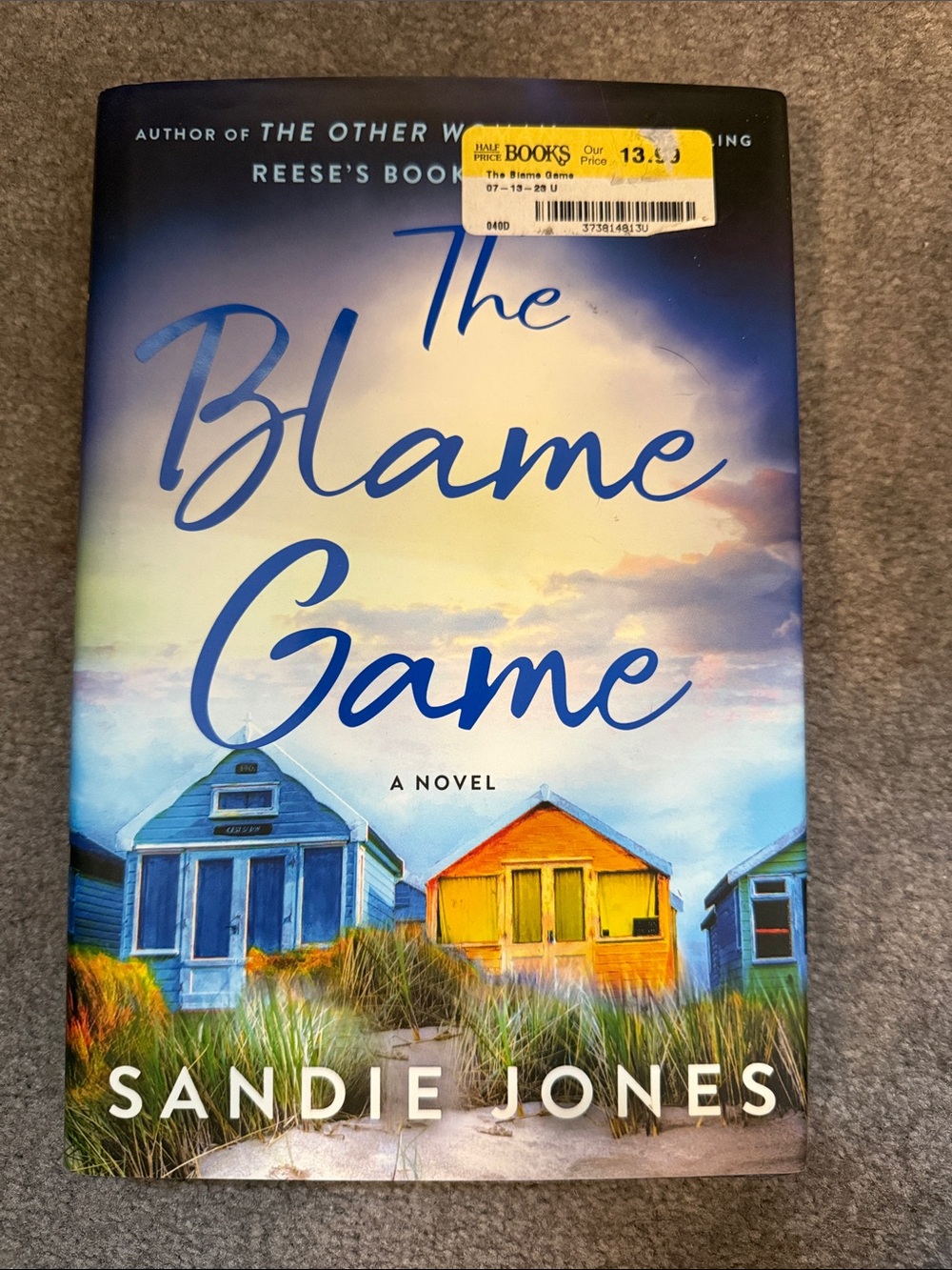 The Blame Game Hardcover - Sandie Jones